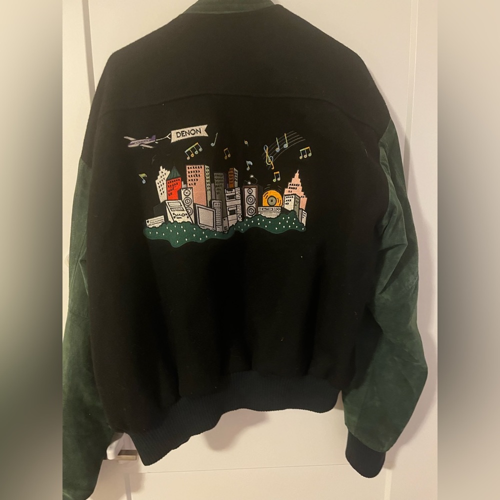 A robert Lewis varsity leather jacket